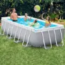 Intex Prisma Frame Rectangular Above Ground With Filter Basseng, 400 x 200 x 100cm