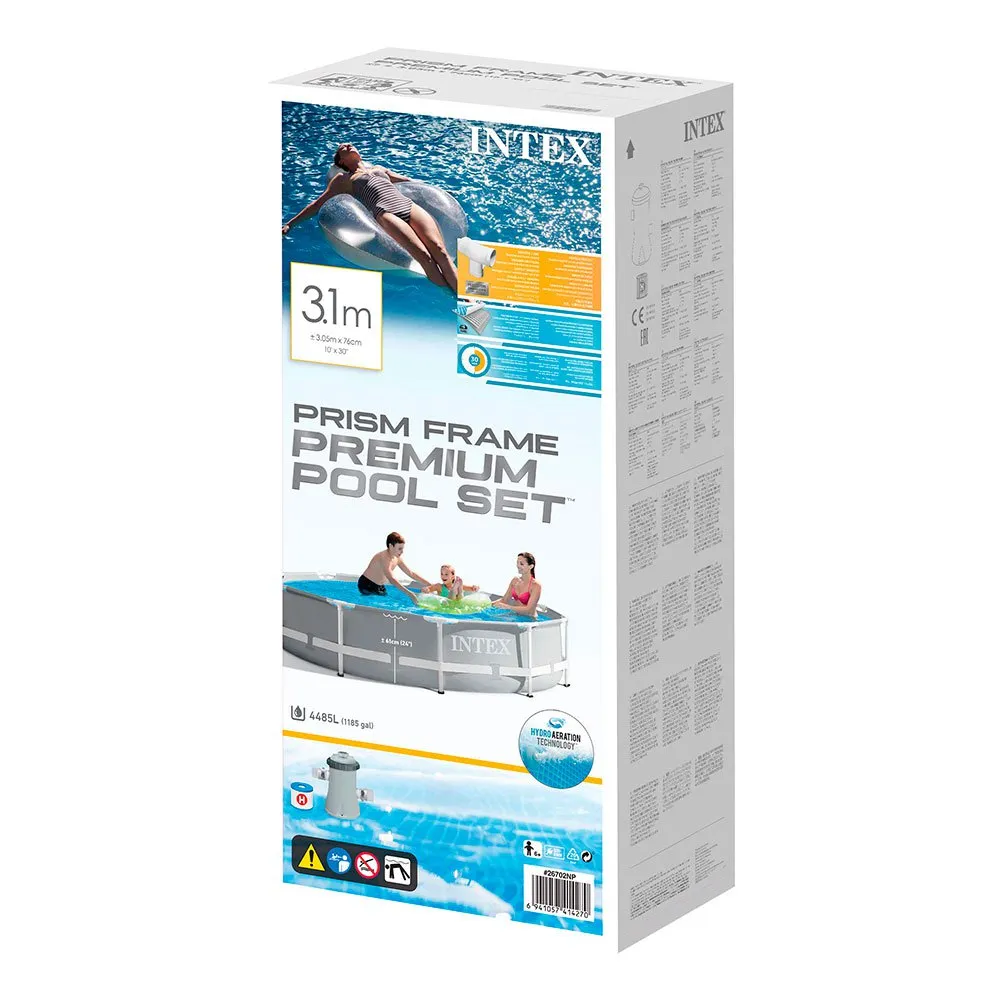 Intex Prisma Frame Round Collapsible With Filter Basseng unisex, One size