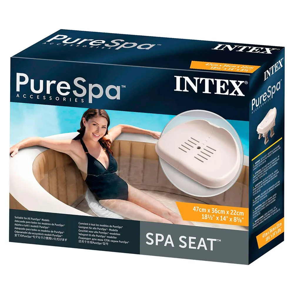 Intex Purespa Seat Adapter unisex, Beige, 47 x 36 x 22cm Intex Purespa Seat Adapter unisex, Beige, 47 x 36 x 22cm