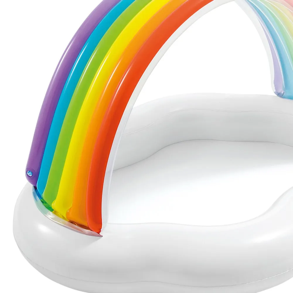 Intex Rainbow Canopy Baby Basseng unisex, Multicolor, One Size