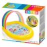 Intex Regnbuebarn Med Baldakin Og Sprinklerbasseng unisex, Multi, 130 x 147 x 86cm