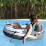 Intex River Run Ø135 Cm Bademadrass unisex, White / blue / grey, Ø135cm