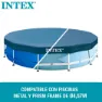 Intex Round Bassengdekke unisex, Blue, 457cm