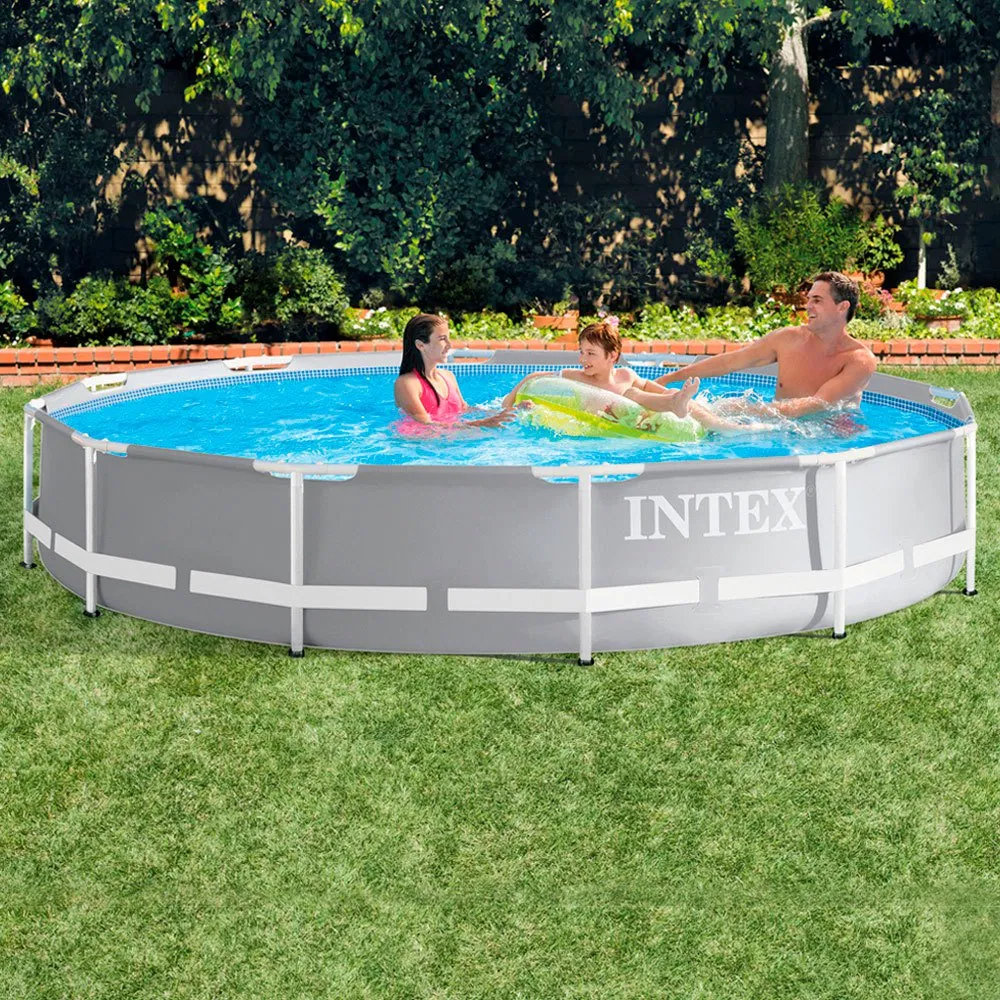Intex Round Collapsible Prisma Frame Range Basseng, 366 x 76cm