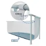 Intex Rundt Prismatisk Overjordisk Basseng Med Filterpumpe, 366 x 99cm