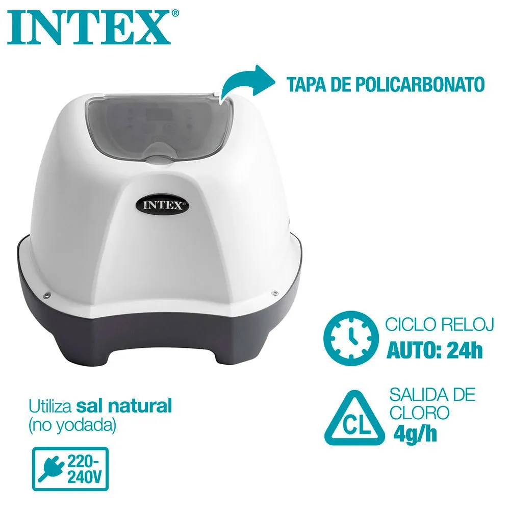 Intex Saltklorinator For Basseng Opptil 17 M³ unisex, Grey, One Size Intex Saltklorinator For Basseng Opptil 17 M³ unisex, Grey, One Size