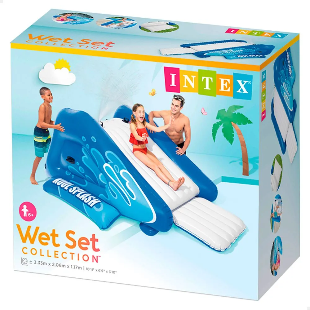 Intex Skyv Og 2 Sprøyter unisex, Blue, One Size