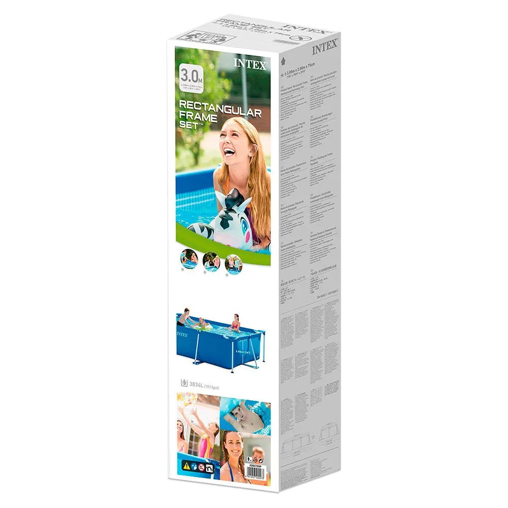 Intex Small Frame Collapsible 300x200x75 Cm Basseng unisex, 300 x 200 x 75cm
