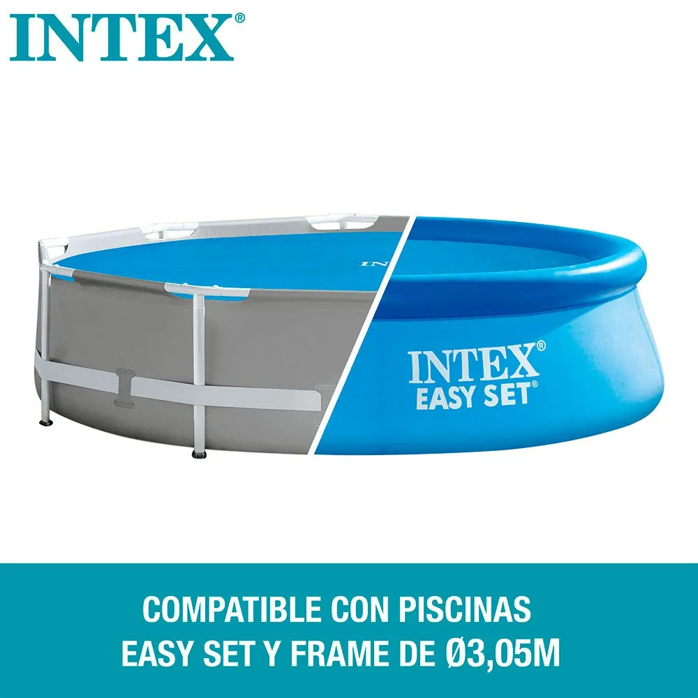 Intex Solar Bassengdekke 305 Cm unisex, Blue, For Easy Set/Metal Frame Pools