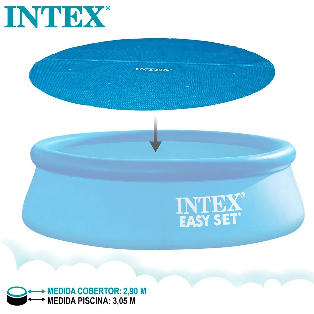 Intex Solar Bassengdekke 305 Cm unisex, Blue, For Easy Set/Metal Frame Pools