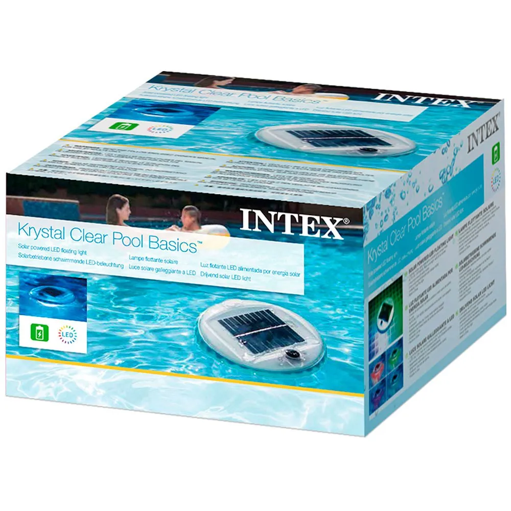 Intex Solar Powered Floating Led Lys unisex, White / blue, One Size