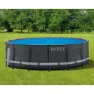Intex Solcelledrevet Bassengtrekk I Polyetylen 470 Cm unisex, Black, One Size