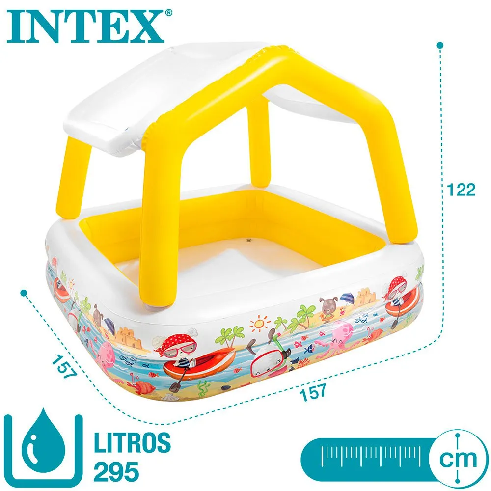 Intex Solskjerming Basseng unisex, White / blue / multi, 295L Intex Solskjerming Basseng unisex, White / blue / multi, 295L