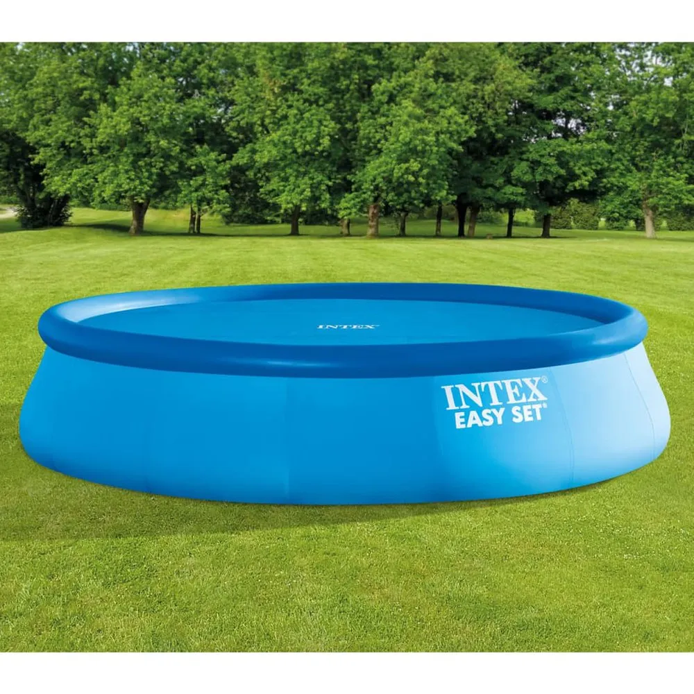 Intex Soltrekk Med Enkel Montering/metallramme For Svømmebasseng 457 Cm unisex, Blue, One Size