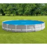 Intex Soltrekk Med Enkel Montering/metallramme For Svømmebasseng 457 Cm unisex, Blue, One Size