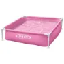 Intex Stål Overjordisk Basseng Med Firkantet Ramme 122x122x30 Cm, Pink, 342L
