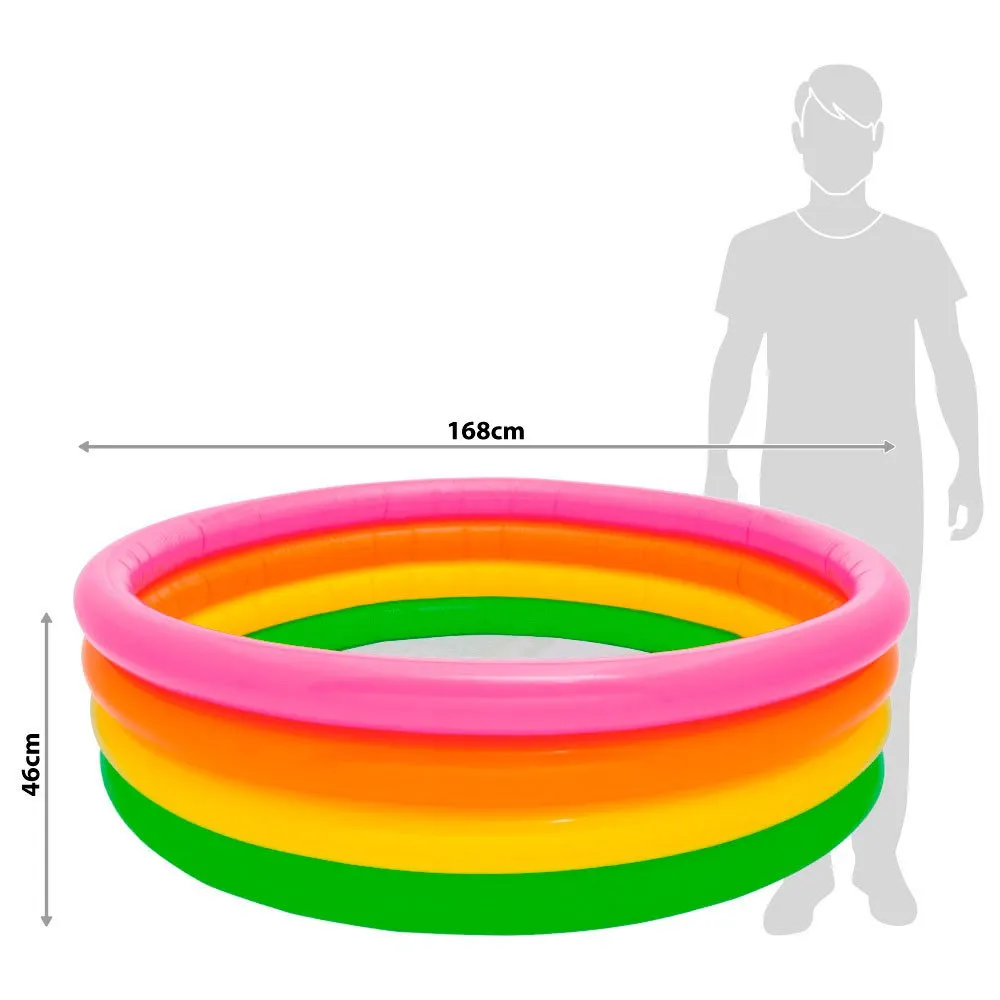 Intex Sunset 4-ringers Basseng unisex, Multicolor, 617L Intex Sunset 4-ringers Basseng unisex, Multicolor, 617L