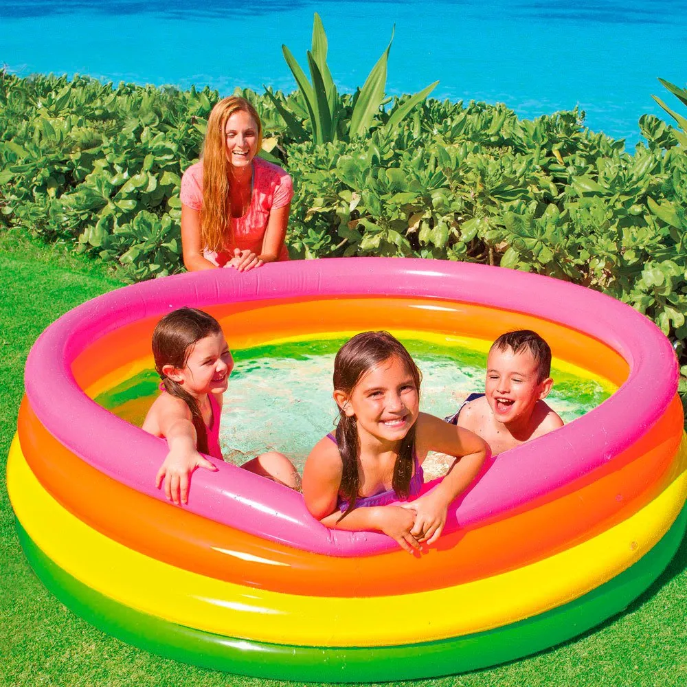 Intex Sunset 4-ringers Basseng unisex, Multicolor, 617L Intex Sunset 4-ringers Basseng unisex, Multicolor, 617L