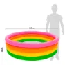 Intex Sunset 4-ringers Basseng unisex, Multicolor, 617L