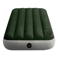 Intex Tvilling Camping Med Fiber-tech Madrass Intex Tvilling Camping Med Fiber-tech Madrass