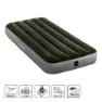 Intex Tvilling Camping Med Fiber-tech Madrass, Green / grey, 76 x 191 x 25cm