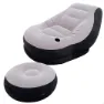 Intex Ultra Lounge Lenestol Med Fotskammel unisex, Grey, 99 x 130 x 76cm / 64 x 28cm
