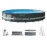 Intex Ultra Xtr 610x122 Cm Stål Rundt Overjordisk Basseng, Grey / blue, 30079L