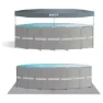 Intex Ultra Xtr 610x122 Cm Stål Rundt Overjordisk Basseng, Grey / blue, 30079L