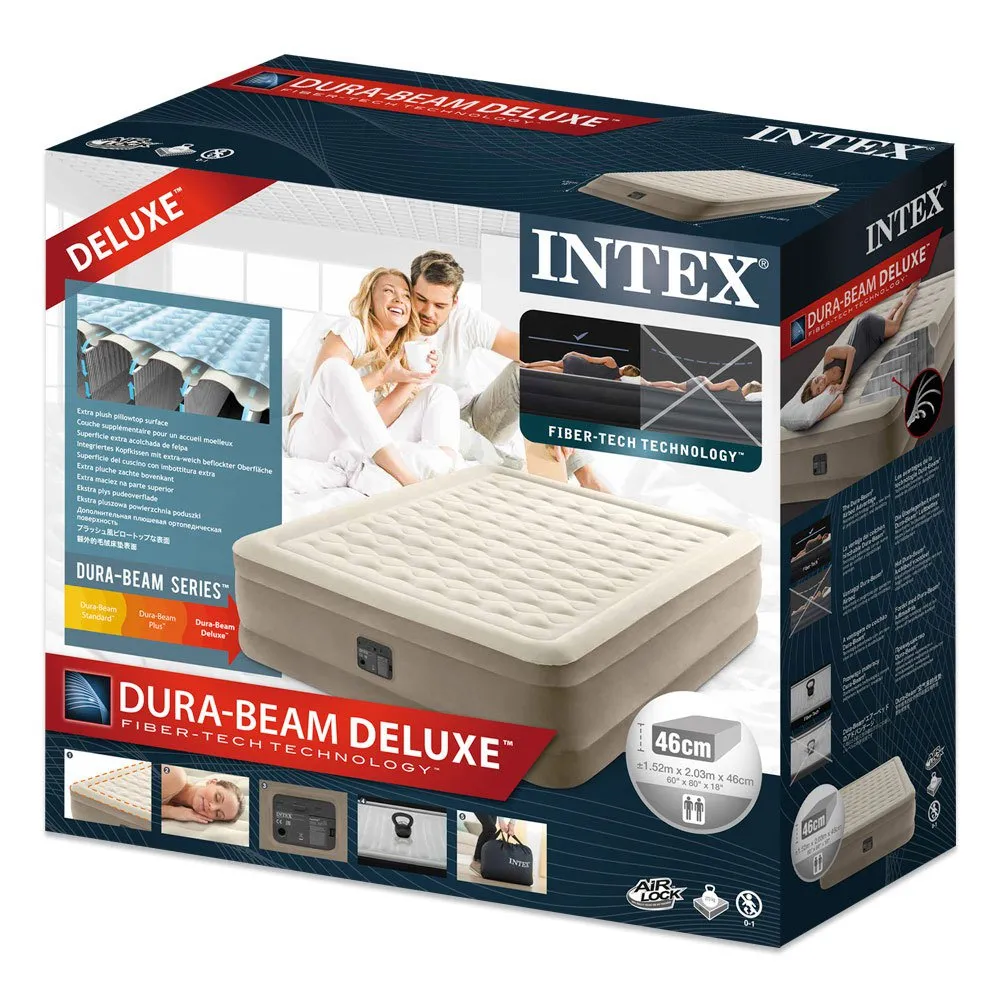 Intex Ultramyk Queen Size Luftseng Refurbished, Beige, One Size Intex Ultramyk Queen Size Luftseng Refurbished, Beige, One Size