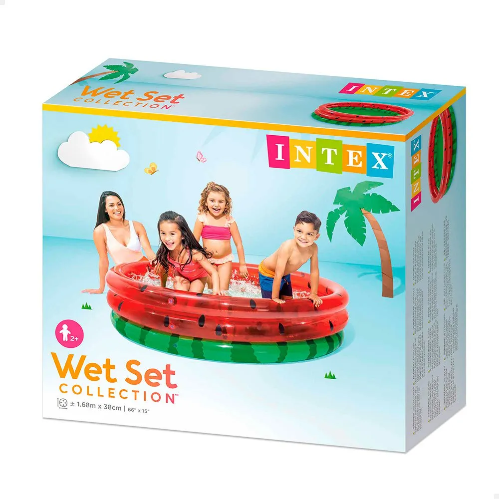 Intex Watermelon Oppblåsbar Basseng unisex, Red, One Size