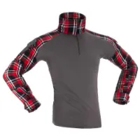 Invadergear Flannel Combat Langarmet T-skjorte