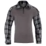 Invadergear Flannel Combat Langarmet T-skjorte