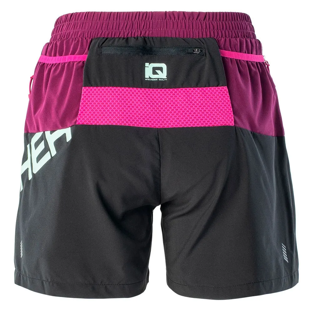 IQ Erio Shorts female, Black / dark purple