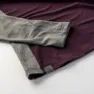 IQ Immo Fleecejakke Med Halv Glidelås female, Potent purple / dark grey melange