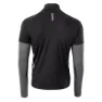IQ Immo Halv Glidelås Langarmet T-skjorte male, Black / grey melange