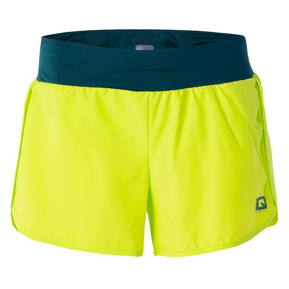 IQ Naima Shorts female, Acid lime / deep teal