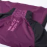 IQ Rimmo Halv Glidelås Langarmet T-skjorte female, Black / dark purple