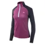 IQ Rimmo Halv Glidelås Langarmet T-skjorte female, Black / dark purple
