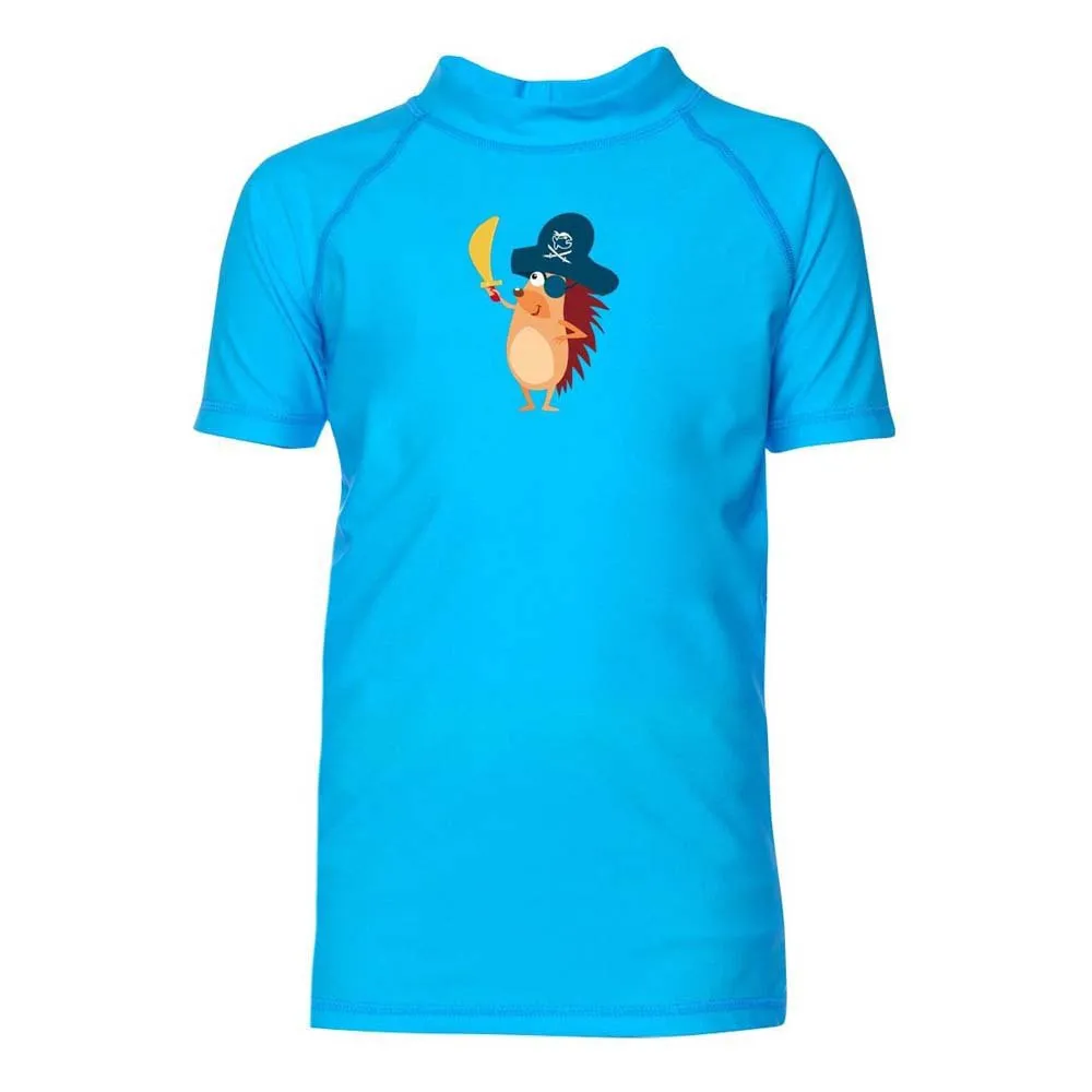Iq-uv Uv Aqua Igelchen Junior Uv-beskyttende T-skjorte Med Korte Ermer unisex