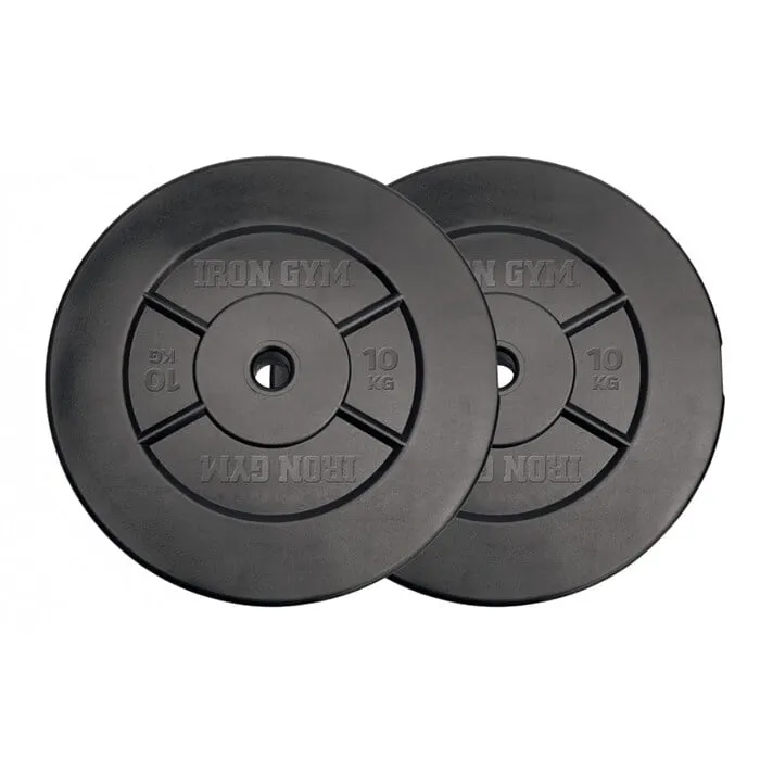 Iron Gym Vektskiver Pakke 20 kg 25 mm, 20kg 2 x 10kg