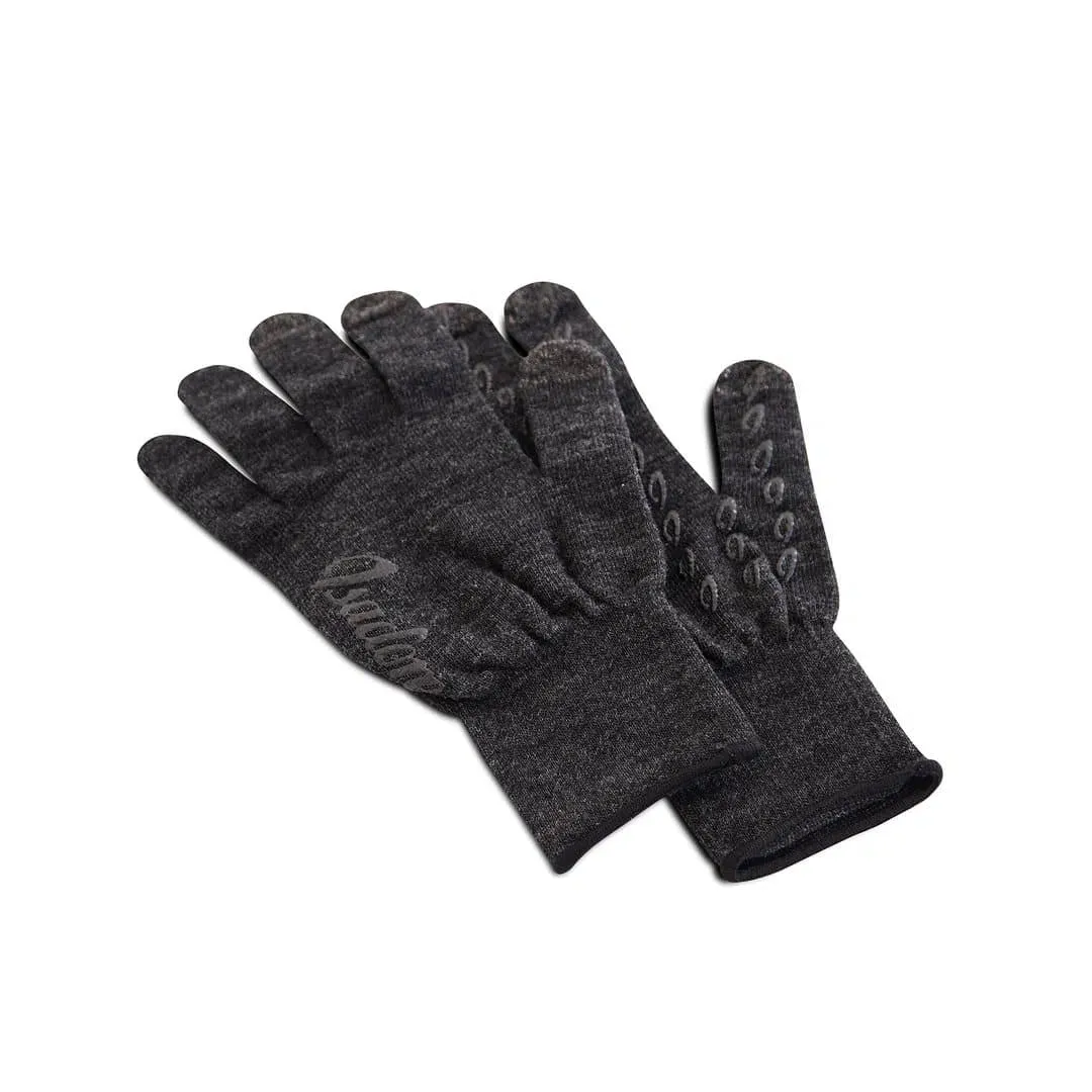 Isadore Merino Gloves, Grey