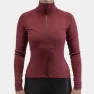 Isadore Women´s TherMerino Jersey Cabernet, Rød, M