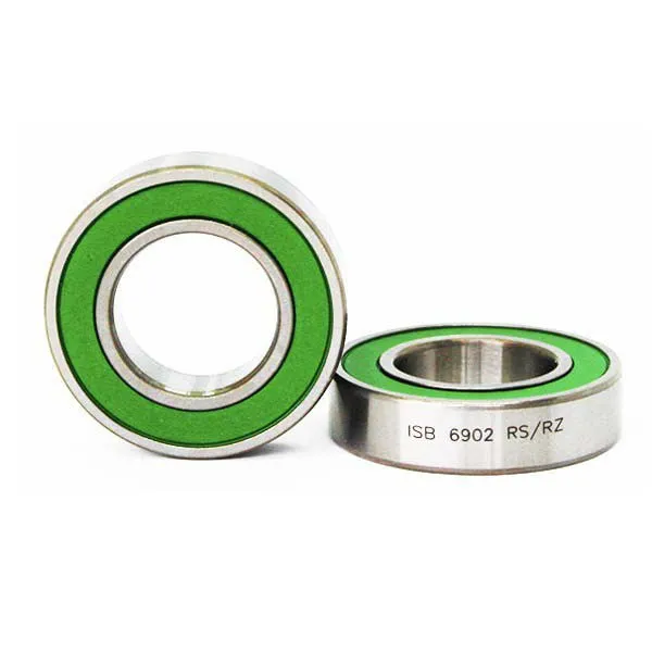 ISB Bearings 6902-rs/rz X-force Lager, Silver / green, 15 x 28 x 7mm