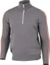 Ivanhoe of Sweden Men's Bode Half Zip, Grey