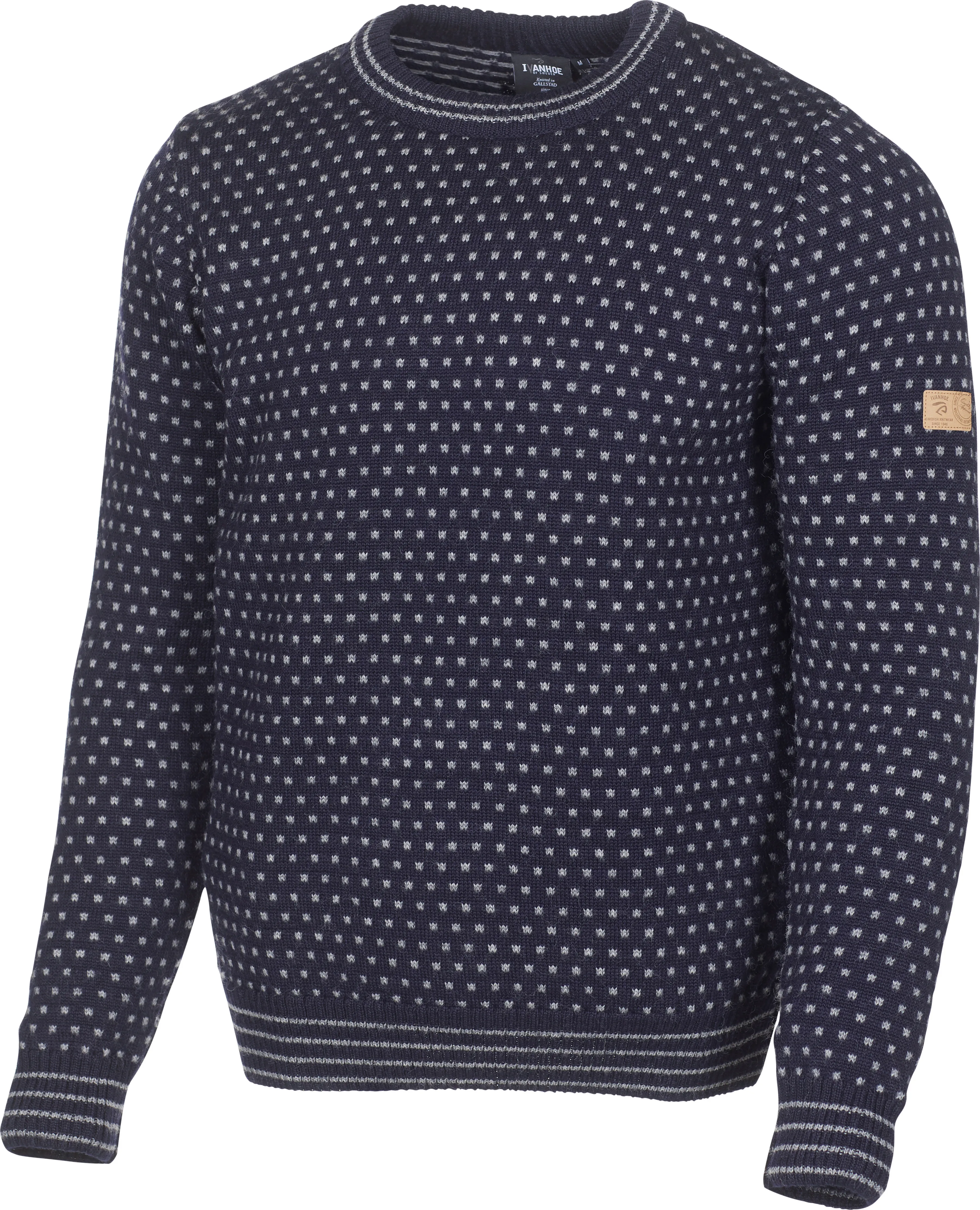 Ivanhoe of Sweden Men's Sverre Crewneck, Navy