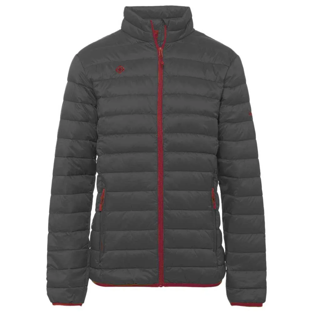 Izas Aden Dunjakke, Dark grey / mineral red