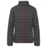 Izas Aden Dunjakke, Dark grey / mineral red