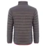 Izas Aden Dunjakke, Dark grey / mineral red