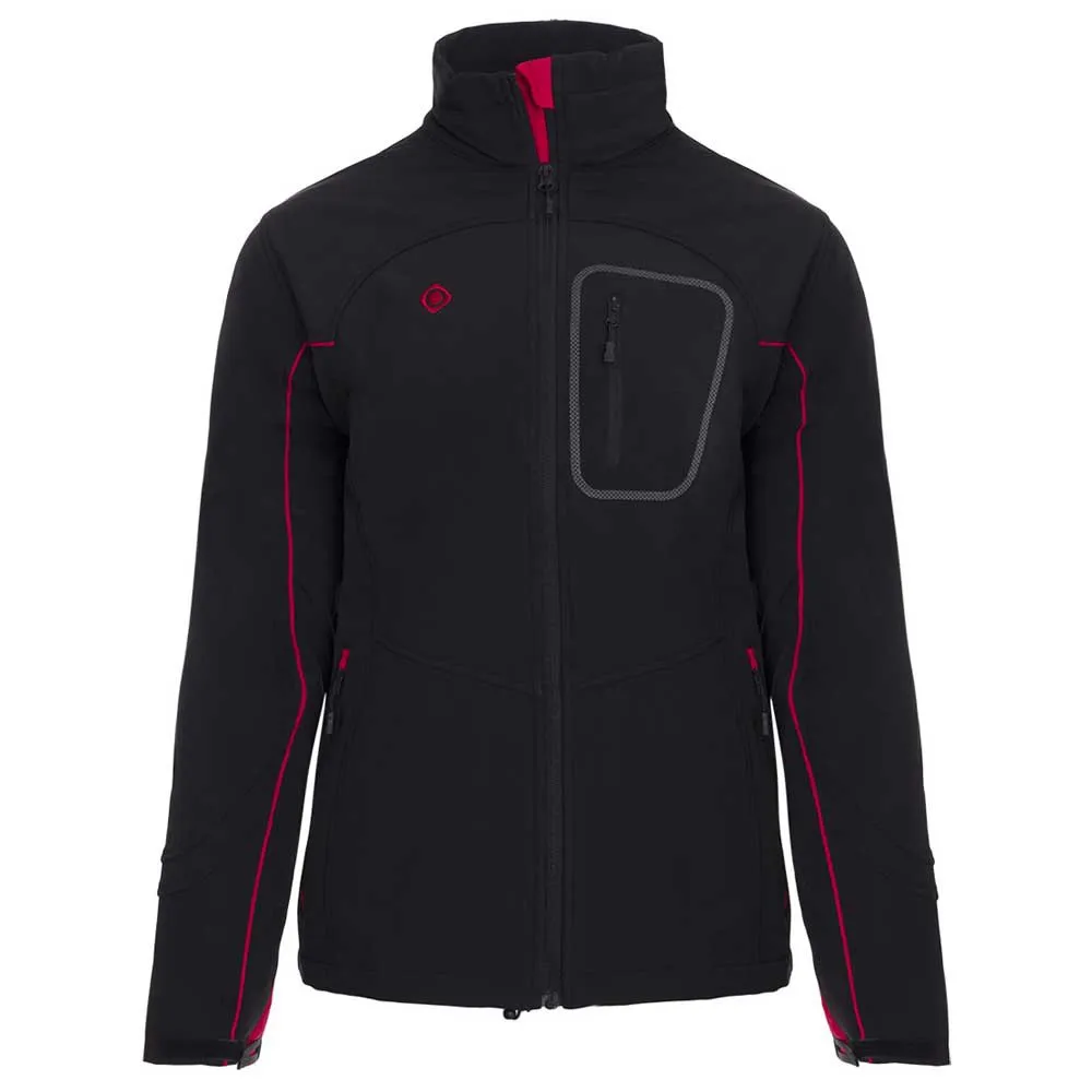 Izas Midi Softshelljakke, Black / red Izas Midi Softshelljakke, Black / red