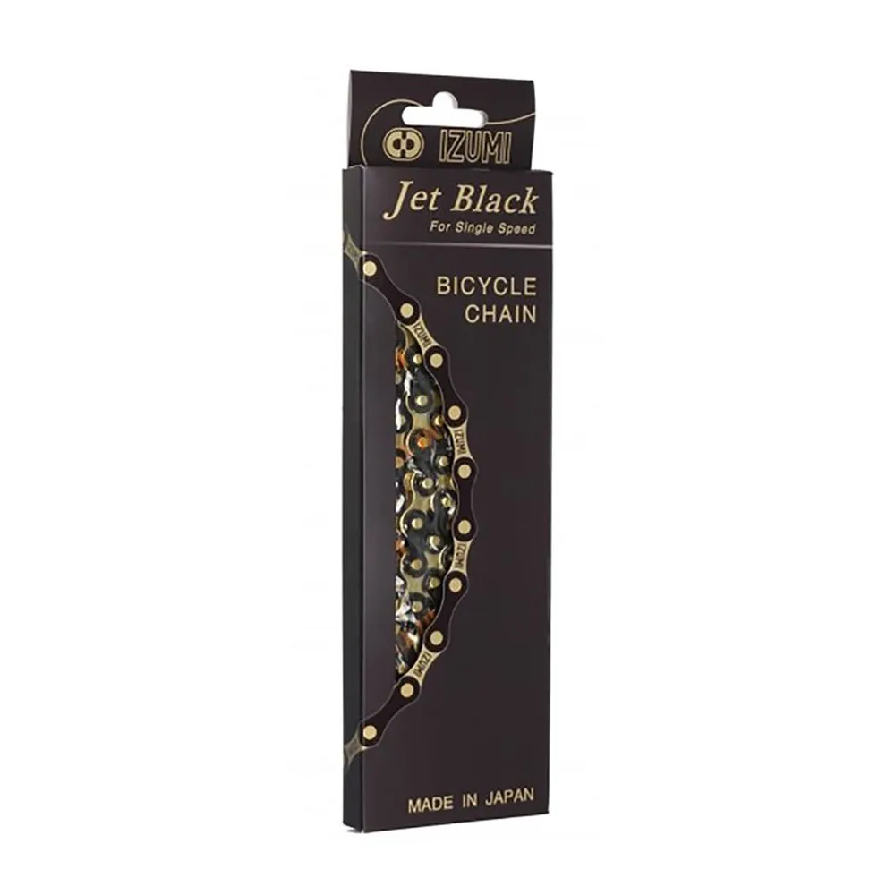 Izumi Chain Kai Super Toughness Track Kjede, Black / gold, 116 Links Izumi Chain Kai Super Toughness Track Kjede, Black / gold, 116 Links